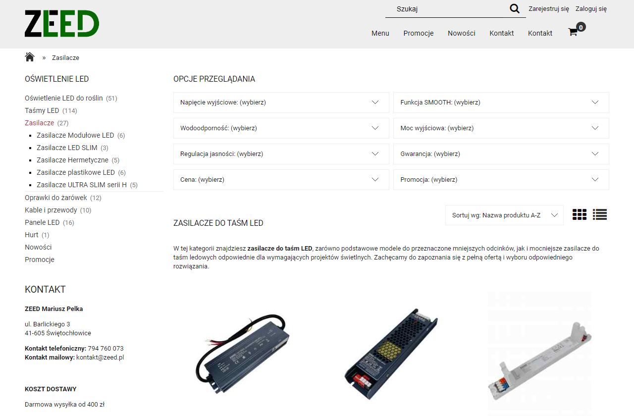 Zasilacze do taśm LED - jakie parametry naprawdę mają znaczenie przy wyborze?