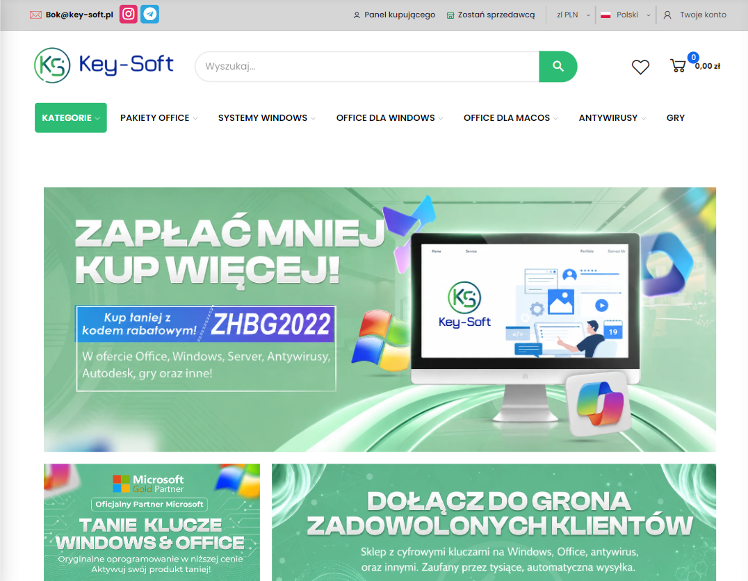 Jak wybrać oprogramowanie sklep, aby kupować legalnie, bezpiecznie i bez przepłacania?