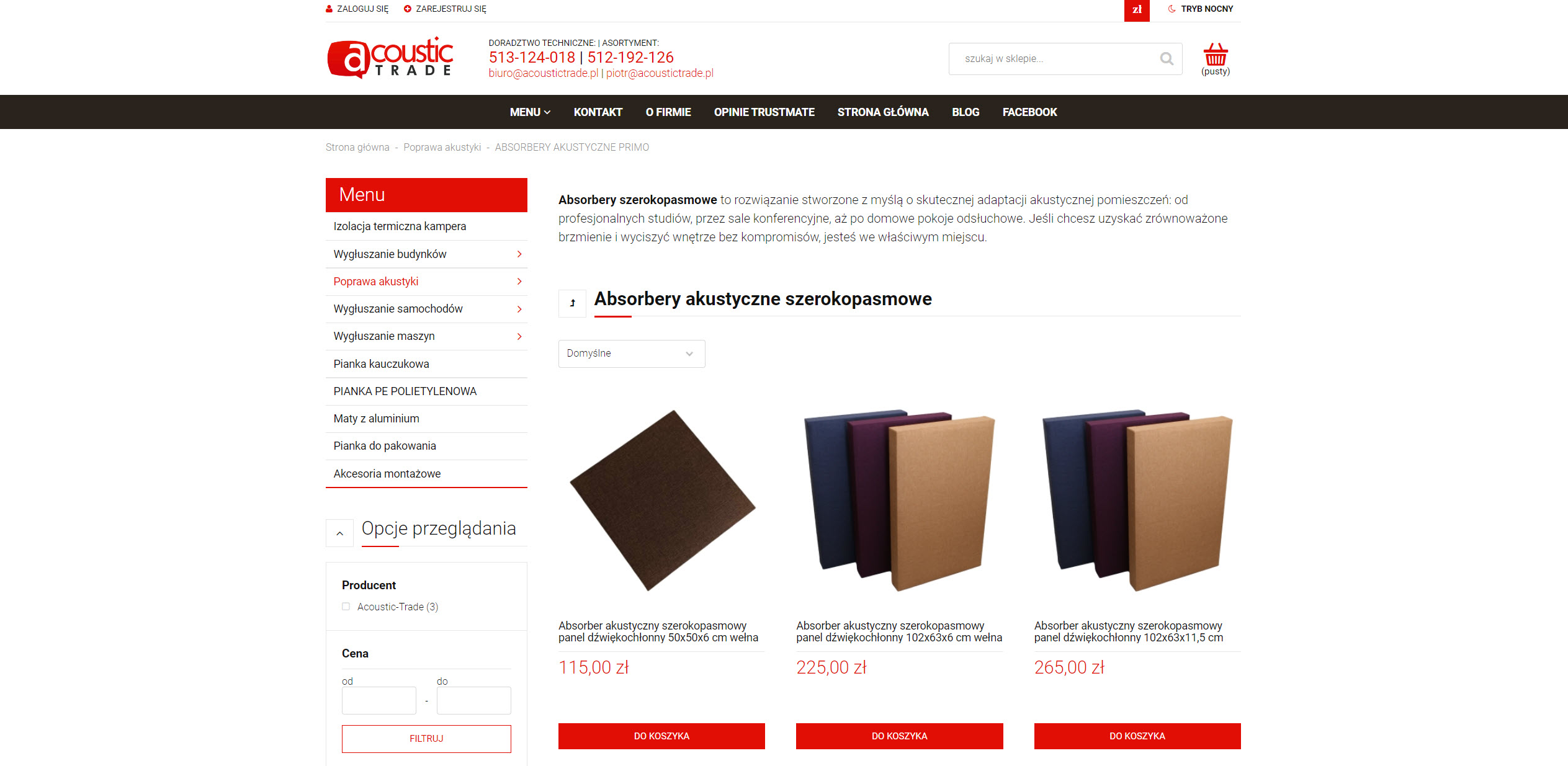 Czym są absorbery akustyczne szerokopasmowe i kiedy warto je wybrać?