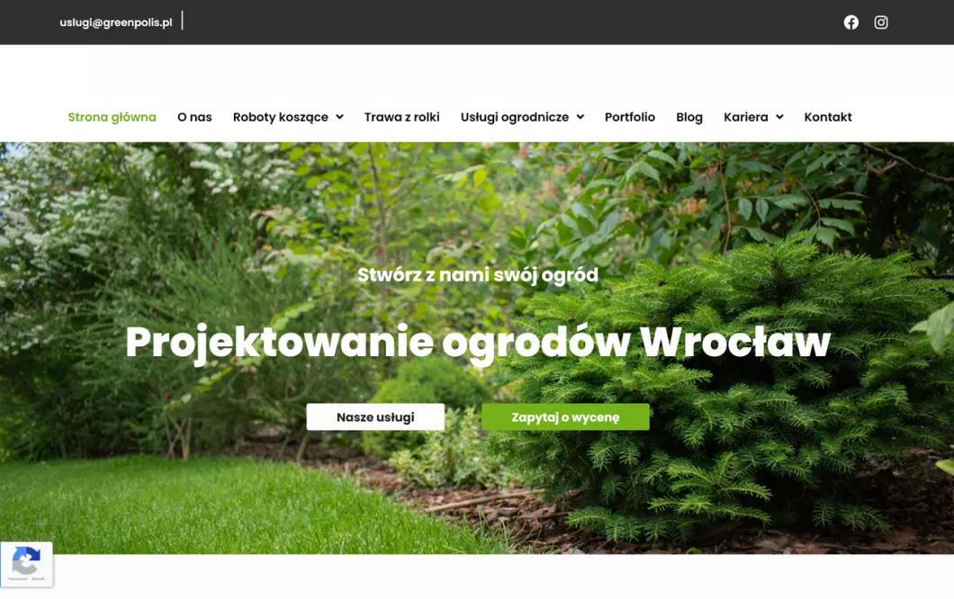 Projektowanie i zakładanie ogrodów GreenPolis