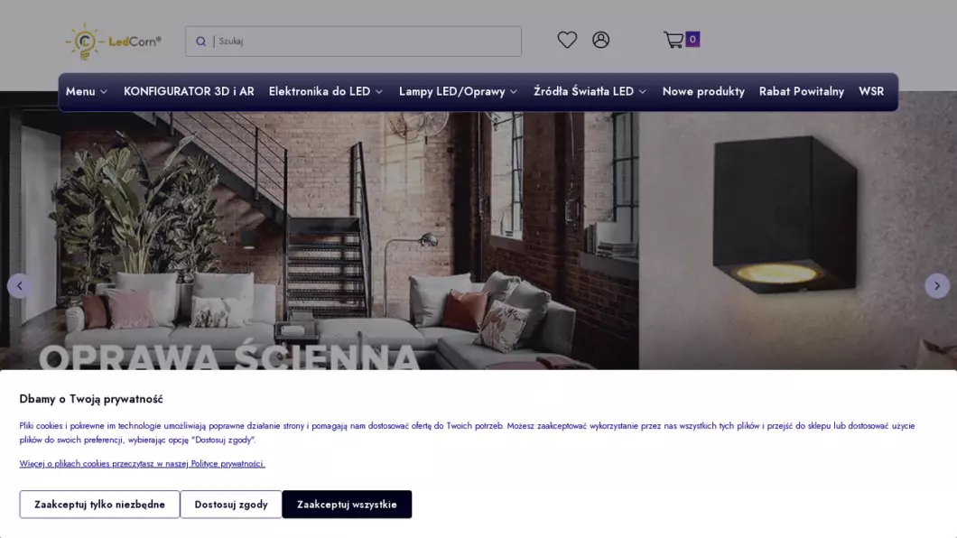 Sklep z oświetleniem LED, żarówkami | LedCorn